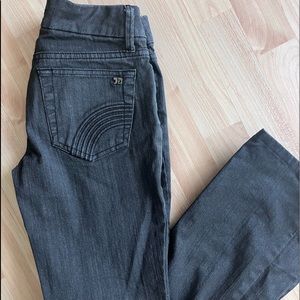 Joe’s Jeans Honey 25 bootcut like new faded black faint sparkle